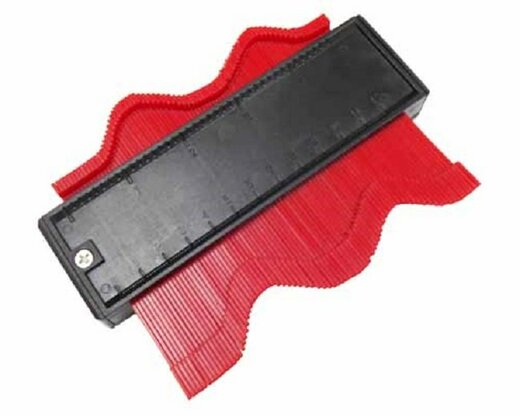 Šablony na snímání, kopírování tvarů karosérií, magnetické, 125 x 100 x 20 mm